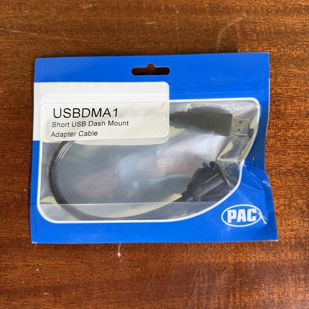Lot Of 2 PAC USBDMA1 Short Dash Mount USB Cable Type A Male To Type A Female - Picture 2 of 3